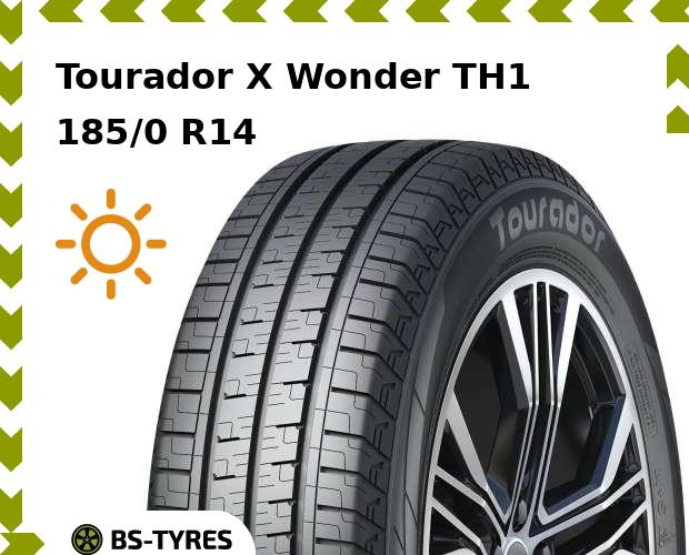 

Летние шины Tourador, X Wonder TH1 185/0 R14C 102/100R