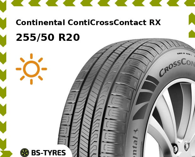 

Летние шины Continental, ContiCrossContact RX 255/50 R20 109Y