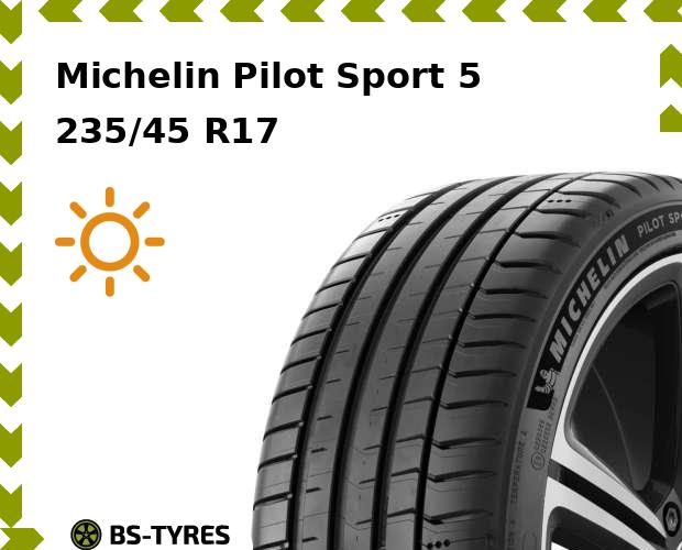 

Летние шины Michelin, Pilot Sport 5 235/45 R17 97Y