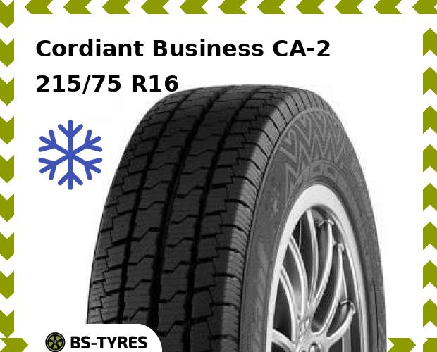 

Зимние шины Cordiant, Business CA-2 215/75 R16 116R