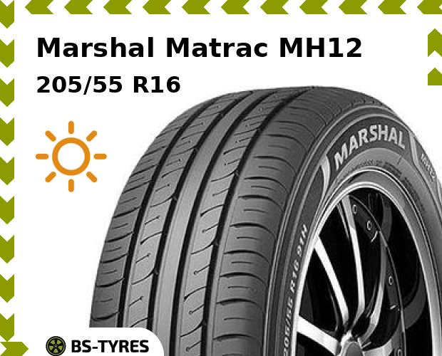 

Летние шины Marshal, Matrac MH12 205/55 R16 91V