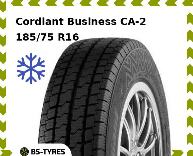 

Зимние шины Cordiant, Business CA-2 185/75 R16C 104/102Q