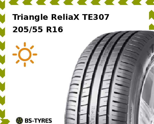 

Летние шины Triangle, ReliaX TE307 205/55 R16 91V