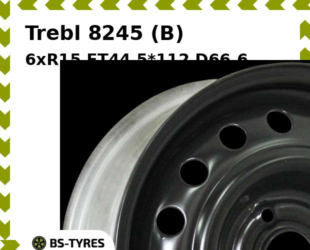 

Колесный диск Trebl, 8245 (B) 6xR15 ET44 5*112 D66.6