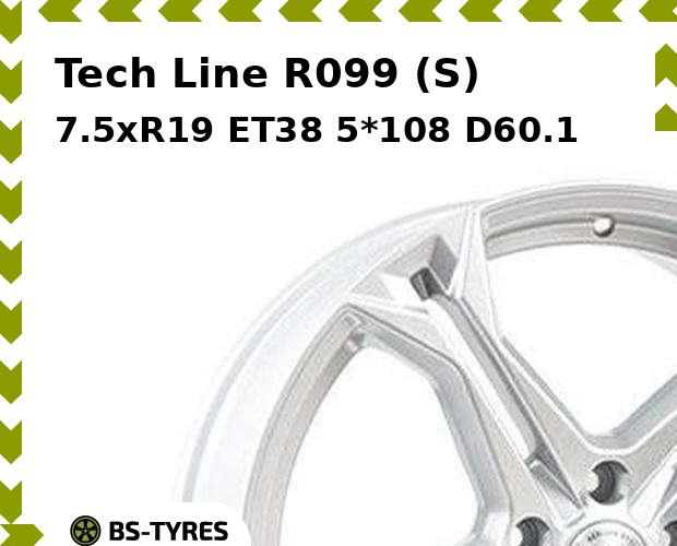 Tech Line R099 (S) 7.5xR19 ET38 5*108 D60.1