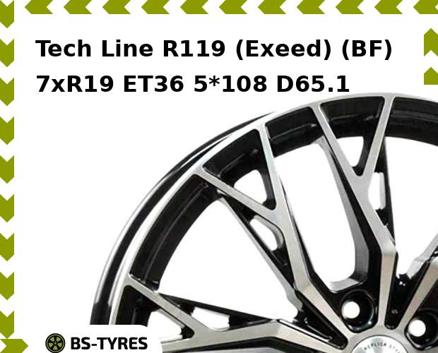 Tech Line R119 (Exeed) (BF) 7xR19 ET36 5*108 D65.1