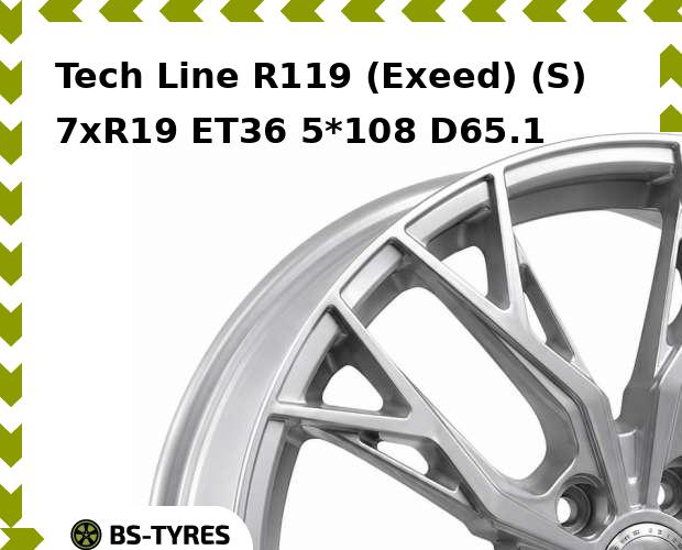 Tech Line R119 (Exeed) (S) 7xR19 ET36 5*108 D65.1