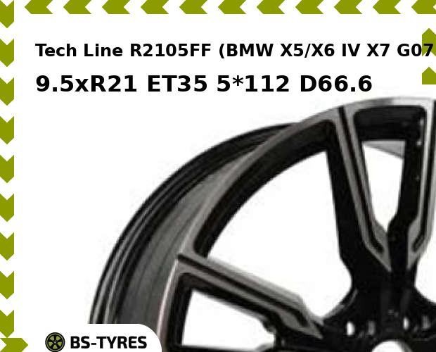 Tech Line R2105FF (BMW X5/X6 IV X7 G07) (BF) 9.5xR21 ET35 5*112 D66.6