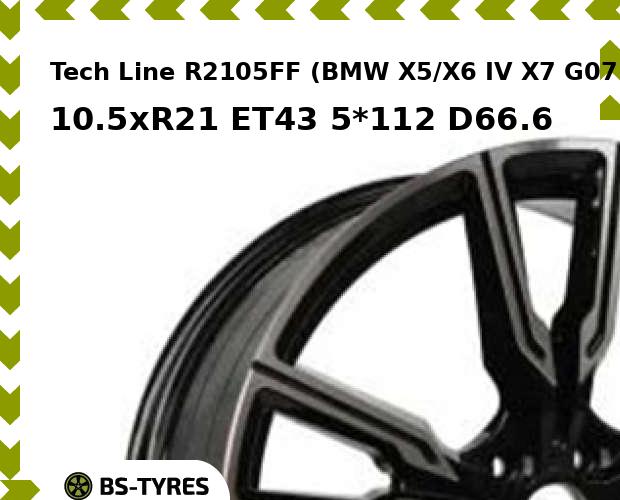 Tech Line R2105FF (BMW X5/X6 IV X7 G07) (BF) 10.5xR21 ET43 5*112 D66.6