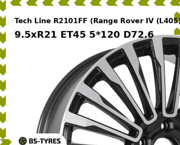Tech Line R2101FF (Range Rover IV (L405) Facelift ) (BF) 9.5xR21 ET45 5*120 D72.6