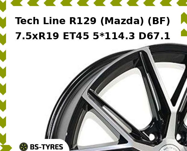 Tech Line R129 (Mazda) (BF) 7.5xR19 ET45 5*114.3 D67.1