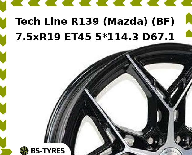 Tech Line R139 (Mazda) (BF) 7.5xR19 ET45 5*114.3 D67.1