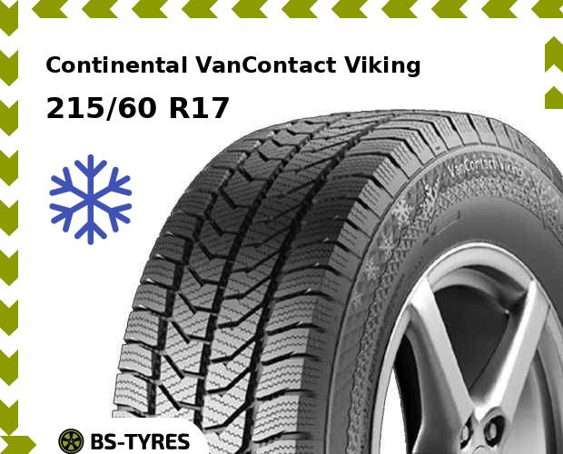 

Зимние шины Continental, VanContact Viking 215/60 R17C 109/107R
