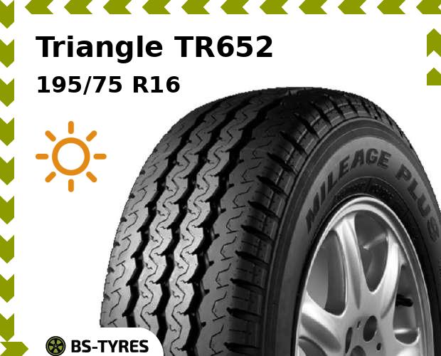 

Летние шины Triangle, TR652 195/75 R16C 107/105R