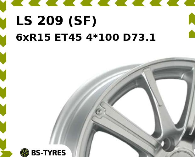 

Колесный диск LS, 209 (SF) 6xR15 ET45 4*100 D73.1