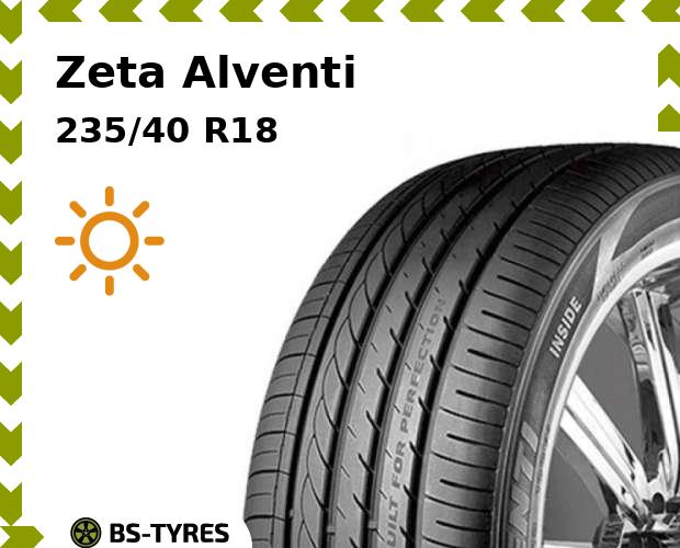 

Летние шины Zeta, Alventi 235/40 R18 97W