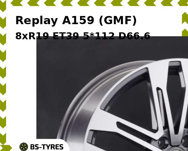 

Колесный диск Replay, A159 (GMF) 8xR19 ET39 5*112 D66.6