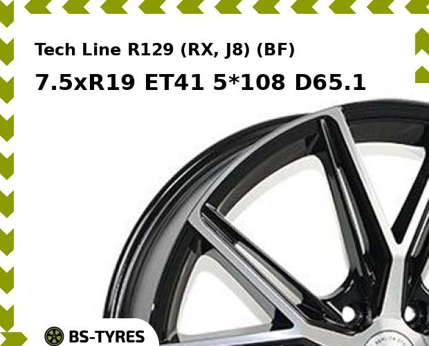 Tech Line R129 (RX J8) (BF) 7.5xR19 ET41 5*108 D65.1