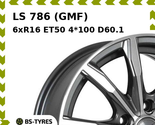 

Колесный диск LS, 786 (GMF) 6xR16 ET50 4*100 D60.1