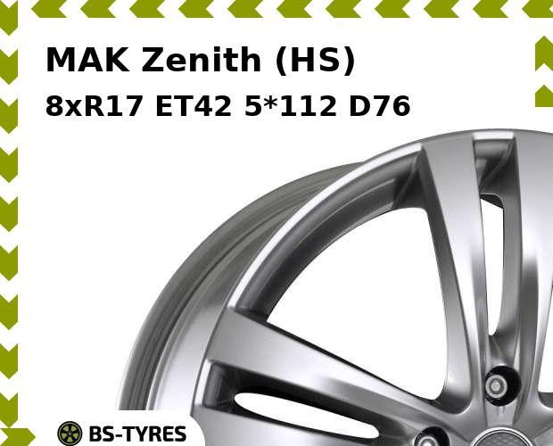 

Колесный диск MAK, Zenith (HS) 8xR17 ET42 5*112 D76