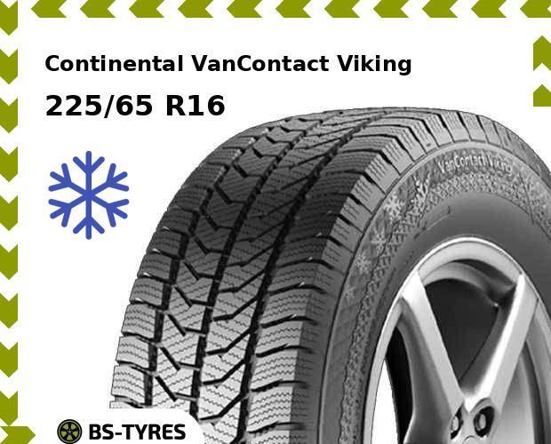 

Зимние шины Continental, VanContact Viking 225/65 R16C 112/110R