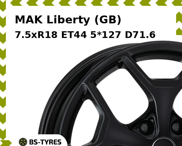 

Колесный диск MAK, Liberty (GB) 7.5xR18 ET44 5*127 D71.6