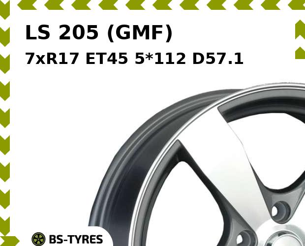 

Колесный диск LS, 205 (GMF) 7xR17 ET45 5*112 D57.1