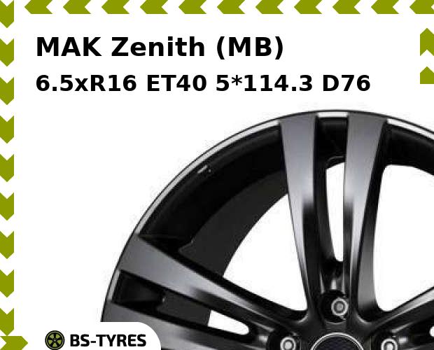 

Колесный диск MAK, Zenith (MB) 6.5xR16 ET40 5*114.3 D76