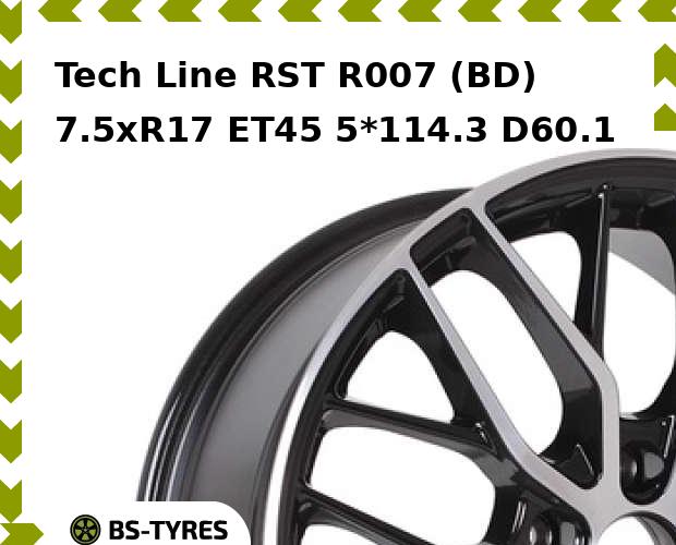 

Колесный диск Tech Line, Tech-line RST R007 (BD) 7.5xR17 ET45 5*114.3 D60.1