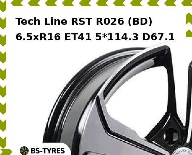 

Колесный диск Tech Line, Tech-line RST R026 (BD) 6.5xR16 ET41 5*114.3 D67.1