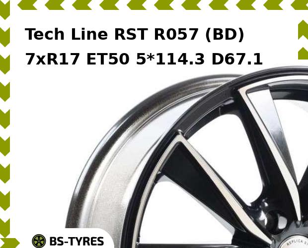 

Колесный диск Tech Line, Tech-line RST R057 (BD) 7xR17 ET50 5*114.3 D67.1
