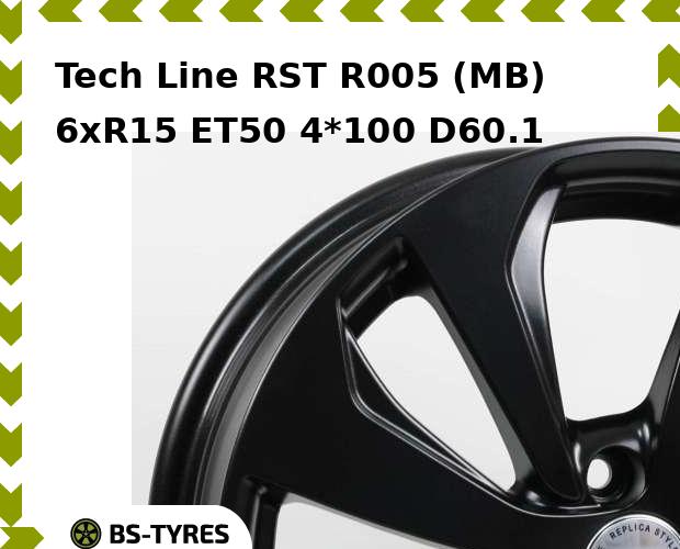 

Колесный диск Tech Line, Tech-line RST R005 (MB) 6xR15 ET50 4*100 D60.1