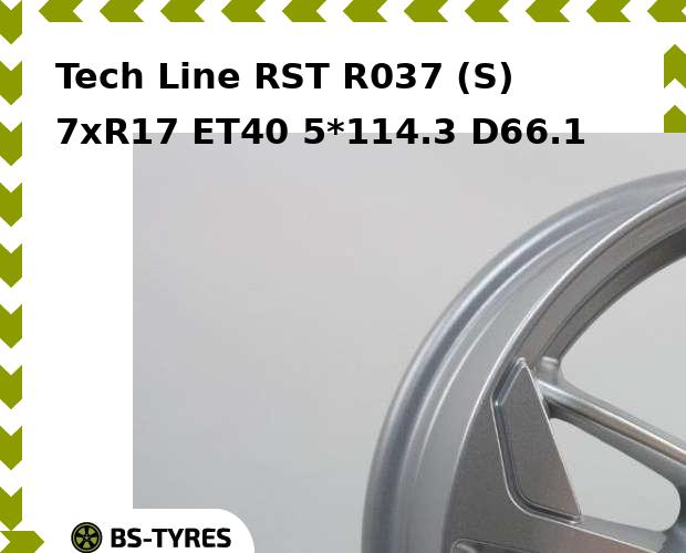

Колесный диск Tech Line, Tech-line RST R037 (S) 7xR17 ET40 5*114.3 D66.1
