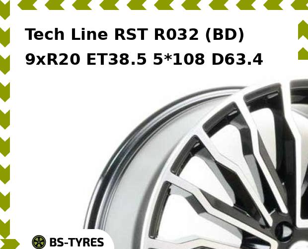 

Колесный диск Tech Line, Tech-line RST R032 (BD) 9xR20 ET38.5 5*108 D63.4