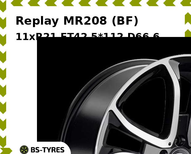 

Колесный диск Replay, MR208 (BF) 11xR21 ET42 5*112 D66.6