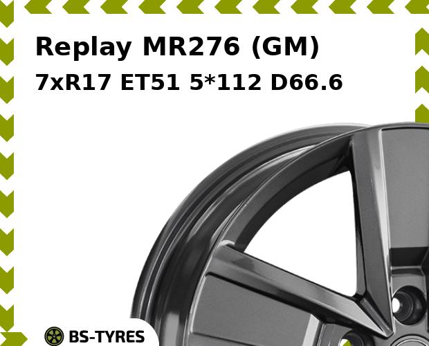 

Колесный диск Replay, MR276 (GM) 7xR17 ET51 5*112 D66.6