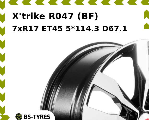 

Колесный диск X'trike, R047 (BF) 7xR17 ET45 5*114.3 D67.1
