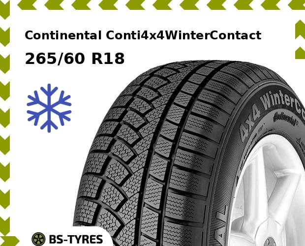 

Зимние шины Continental, Conti4x4WinterContact MO 265/60 R18 110H