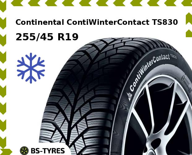 

Зимние шины Continental, ContiWinterContact TS830 255/45 R19 100V