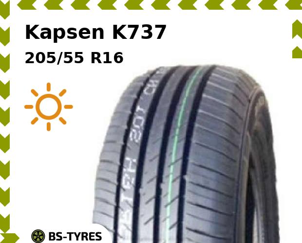 

Летние шины Kapsen, K737 205/55 R16 91V