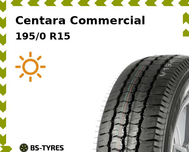 

Летние шины Centara, Commercial 195/0 R15C 106/104Q