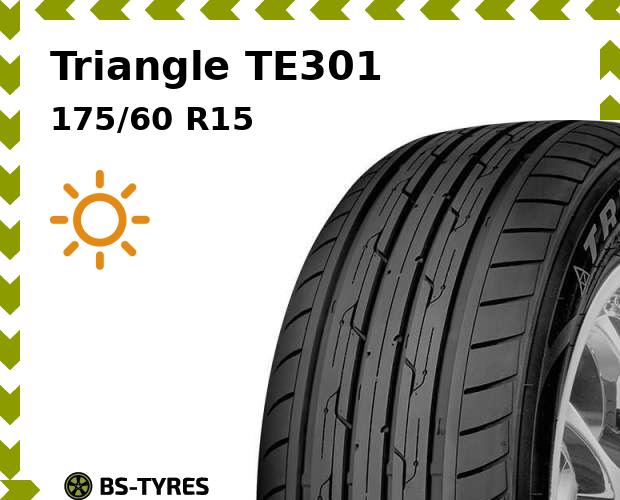 

Летние шины Triangle, TE301 175/60 R15 81H