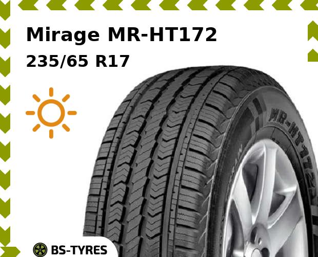 

Летние шины Mirage, MR-HT172 235/65 R17 108H