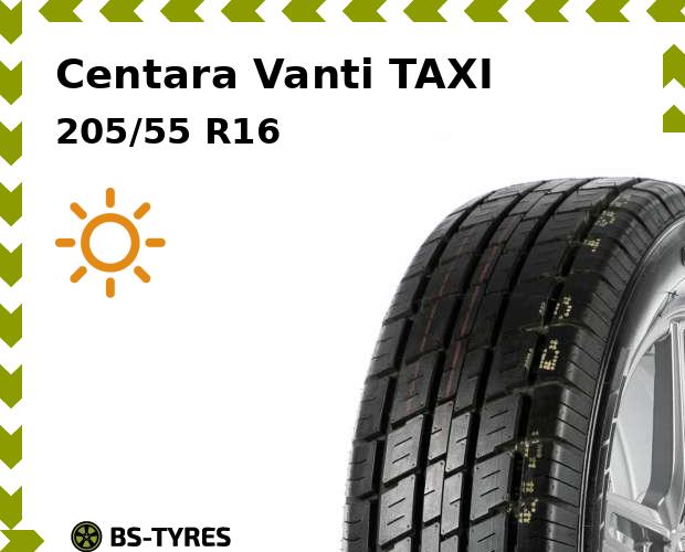 

Летние шины Centara, Vanti TAXI 205/55 R16 94V