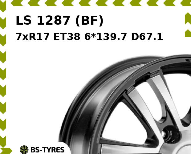

Колесный диск LS, 1287 (BF) 7xR17 ET38 6*139.7 D67.1