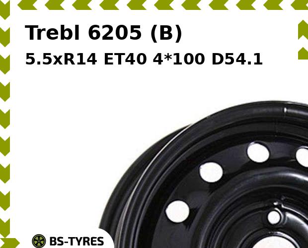 

Колесный диск Trebl, 6205 (B) 5.5xR14 ET40 4*100 D54.1