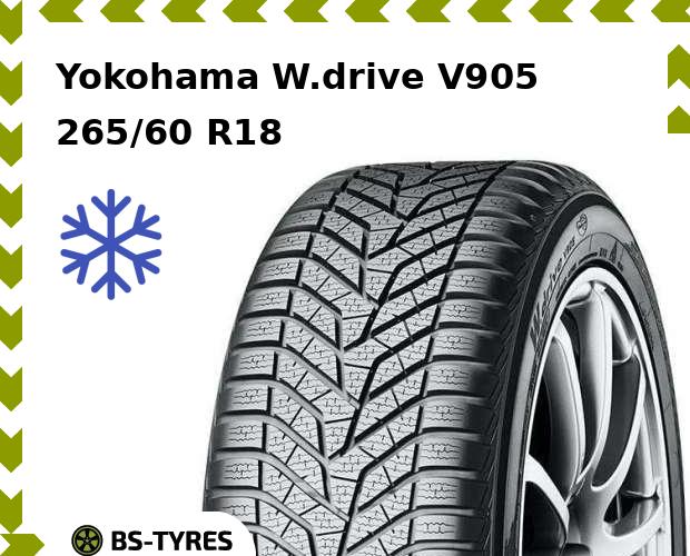 

Зимние шины Yokohama, W.drive V905 265/60 R18 110H