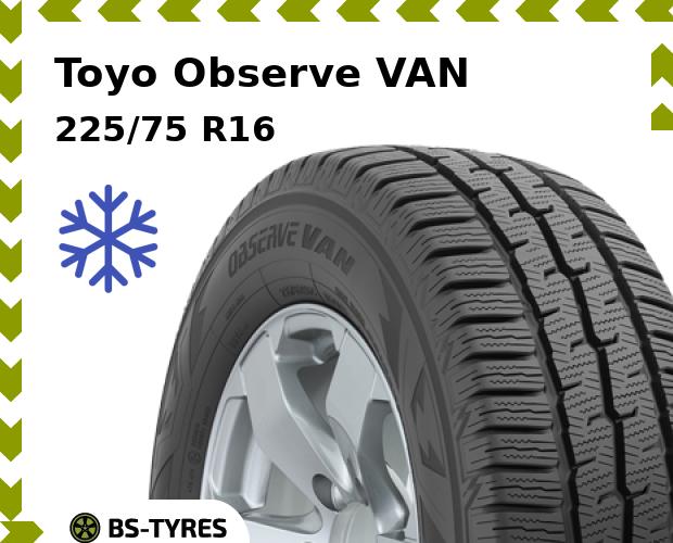 

Зимние шины Toyo, Observe VAN 225/75 R16C 121/120R