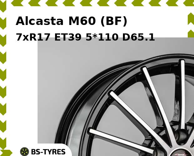 

Колесный диск Alcasta, M60 (BF) 7xR17 ET39 5*110 D65.1