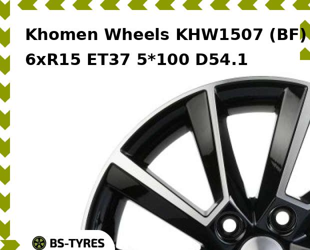 

Колесный диск Khomen Wheels, KHW1507 (BF) 6xR15 ET37 5*100 D54.1